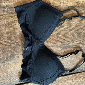 Black aerie bra